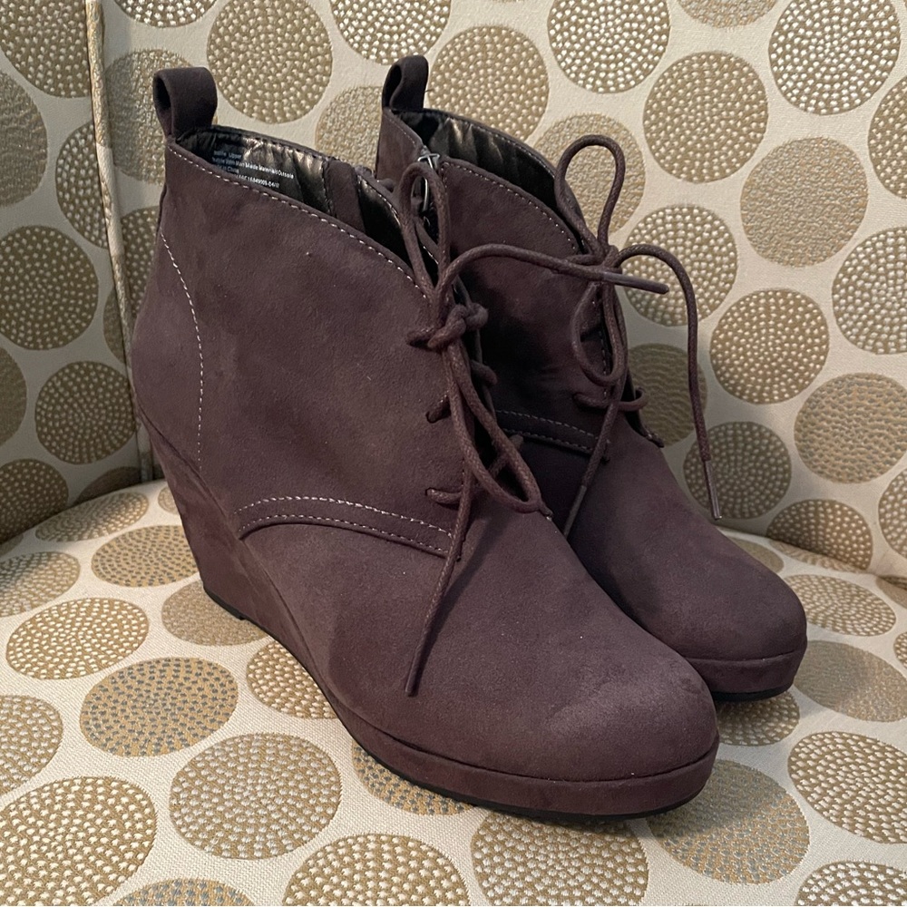 Espresso Lace Up Ankle Boots